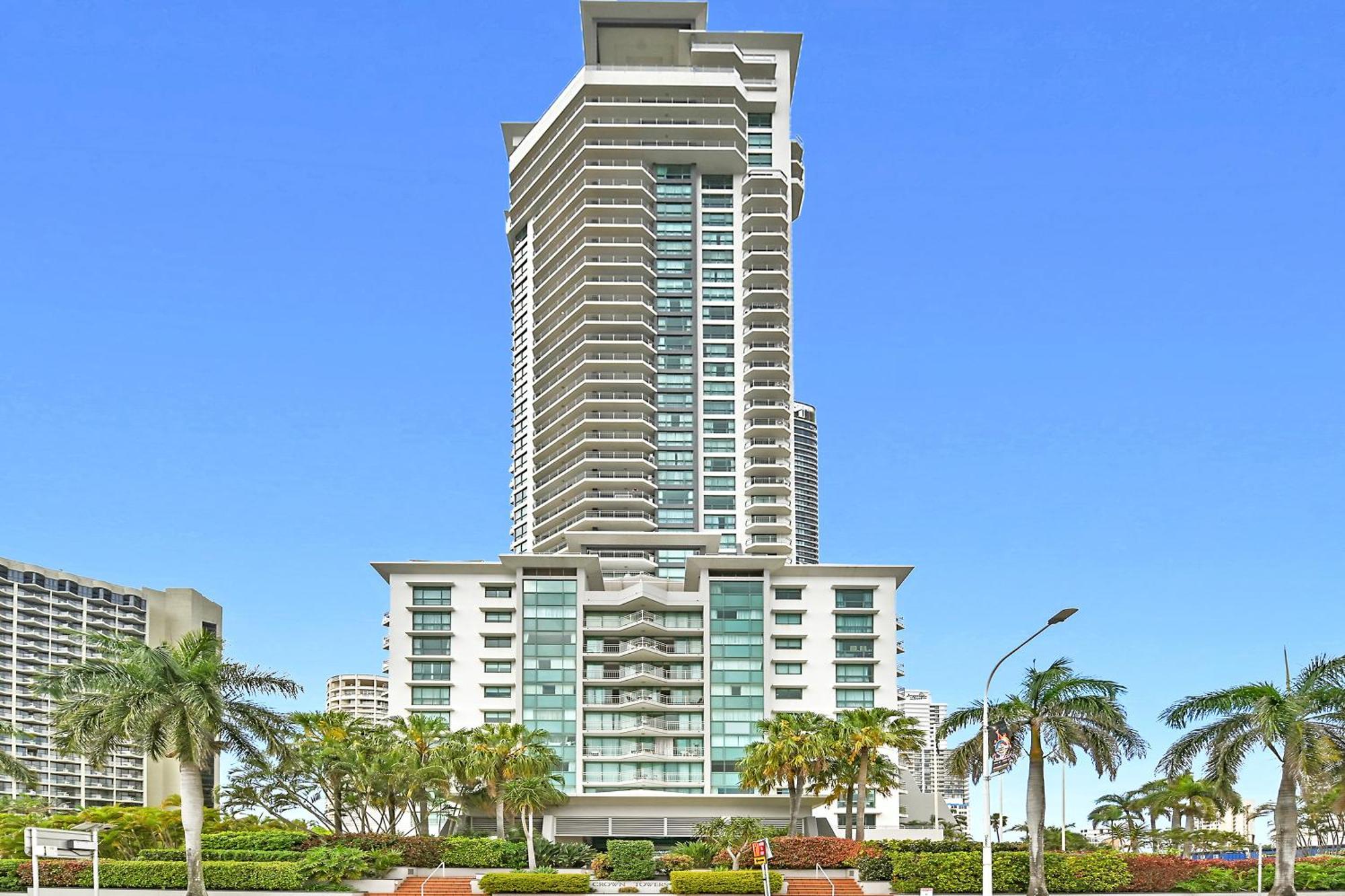 Crown Tower By Serain Residences ゴールドコースト エクステリア 写真